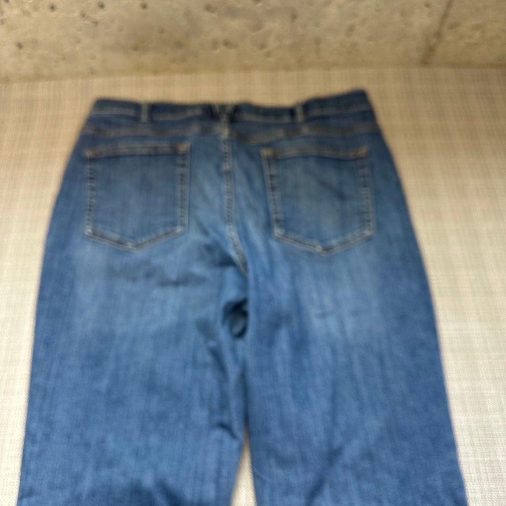 Duluth Trading Womens Daily Denim Bootcut Jeans 14 x 33 Blue Stretch - Picture 5 of 11